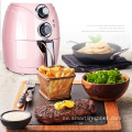 Elektrisk kommersiell 2,5L Pink Mechanical Air Fryer